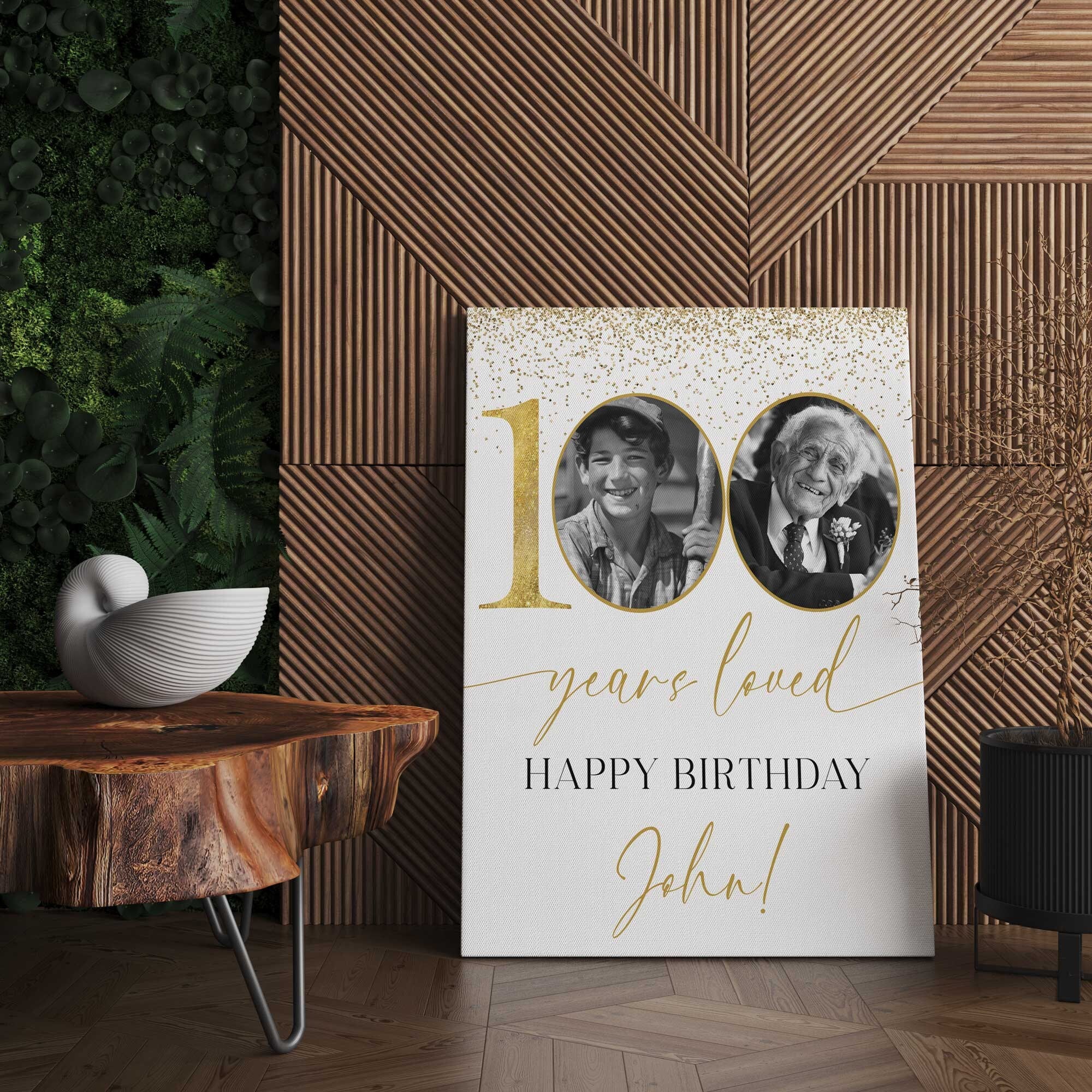 100th Birthday Welcome Poster, 100th Birthday Welcome Sign for Male ...