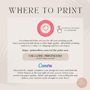 Rose Gold Handwritten 50th Birthday Invitation (Canva Editable, Digital Download, Printable) image 7