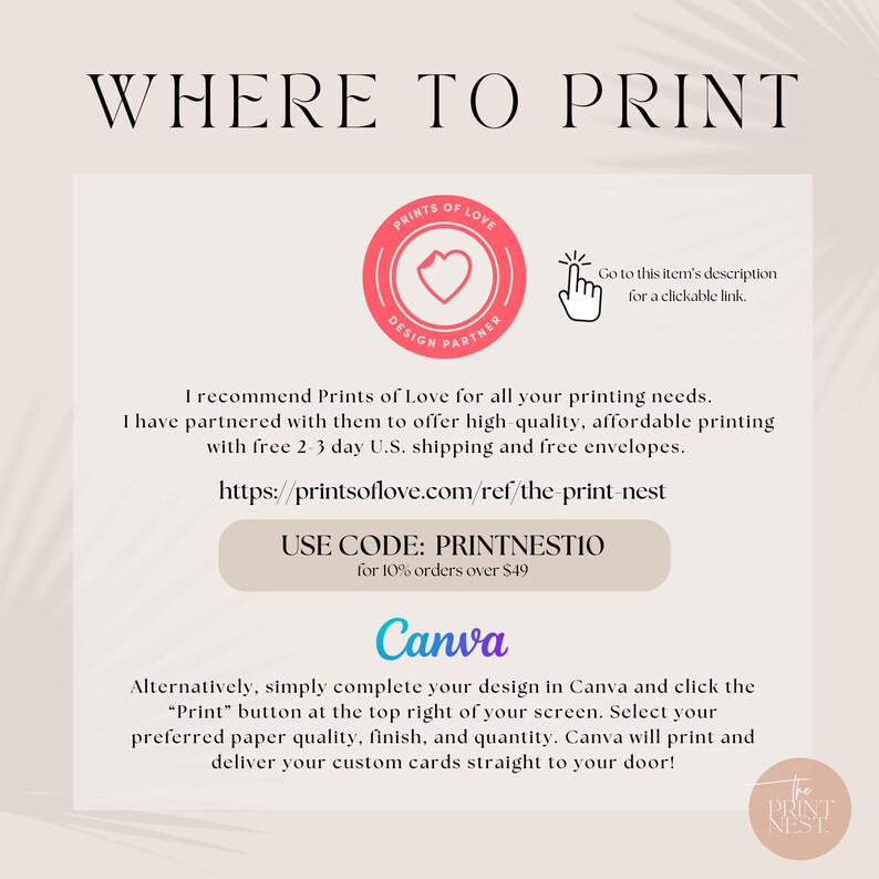 Rose Gold Handwritten 50th Birthday Invitation (Canva Editable, Digital Download, Printable) image 7