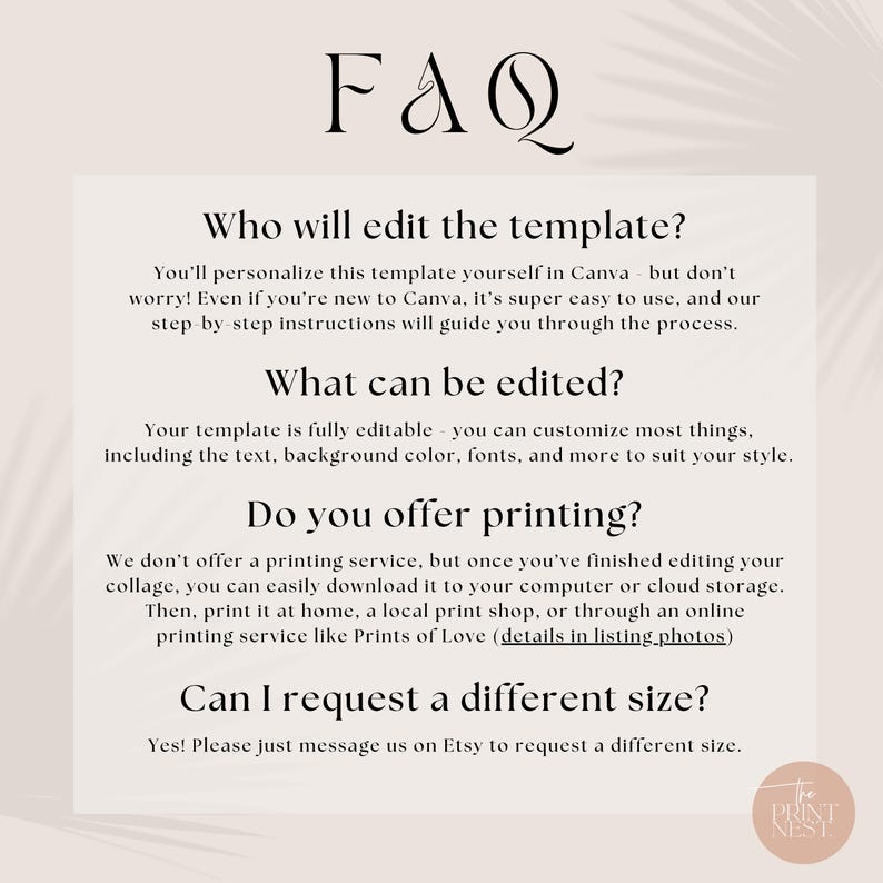 Rose Gold Handwritten 50th Birthday Invitation (Canva Editable, Digital Download, Printable) image 8