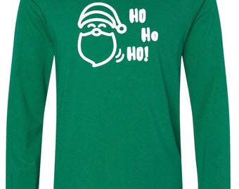 Women’s Christmas Santa long-sleeve T-shirt