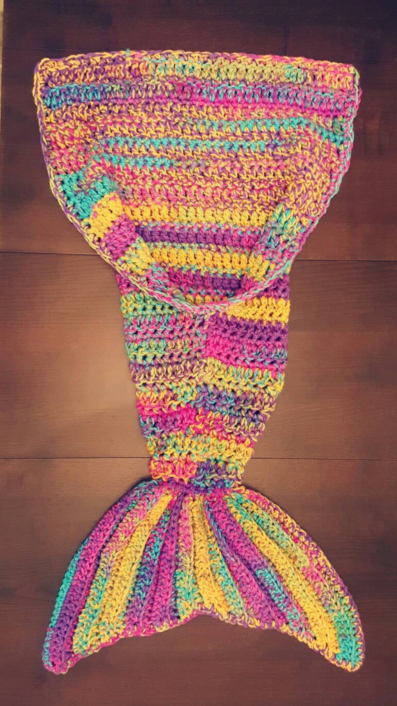 Mermaid Tail Throw- \ufe70Crocheted \ufe70Blanket Mermaid Tail Blanket Mermaid Tail Coocon Kids Gifts