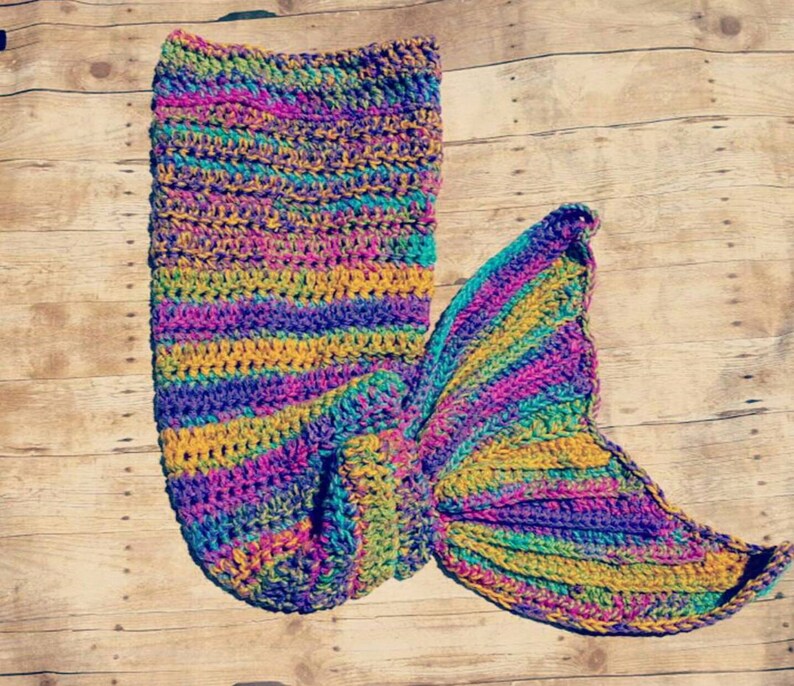 Mermaid Tail Throw- \ufe70Crocheted \ufe70Blanket Mermaid Tail Blanket Mermaid Tail Coocon Kids Gifts