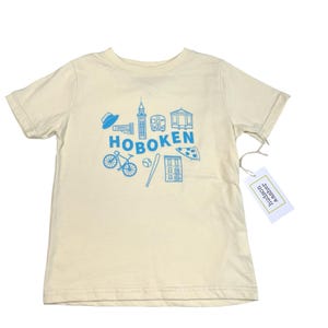 Hoboken NJ Icon Toddler T-shirt (blue)