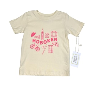 Hoboken NJ Icon Toddler T-shirt (pink)