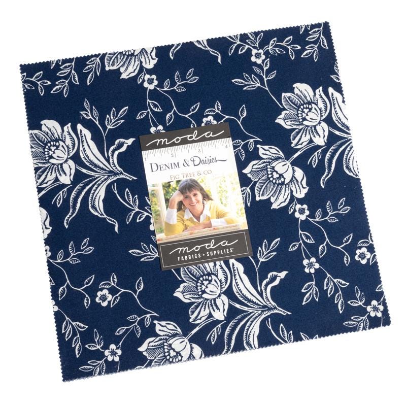 Moda, Denim Daises by Fig Tree and Co, 35380LC - Etsy