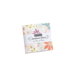 MODA SeaShore Drive mini Charm Pack by Sherri & Chelsi Containing 42  Factory Cut Squares ITEM # 37620MC