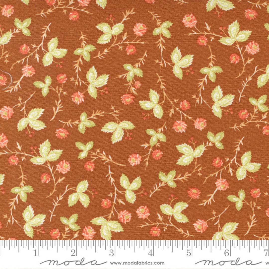 Moda Cinnamon Cream, Cinnamon, Fig Tree and Co, Sold by the 1/2 Yard ...