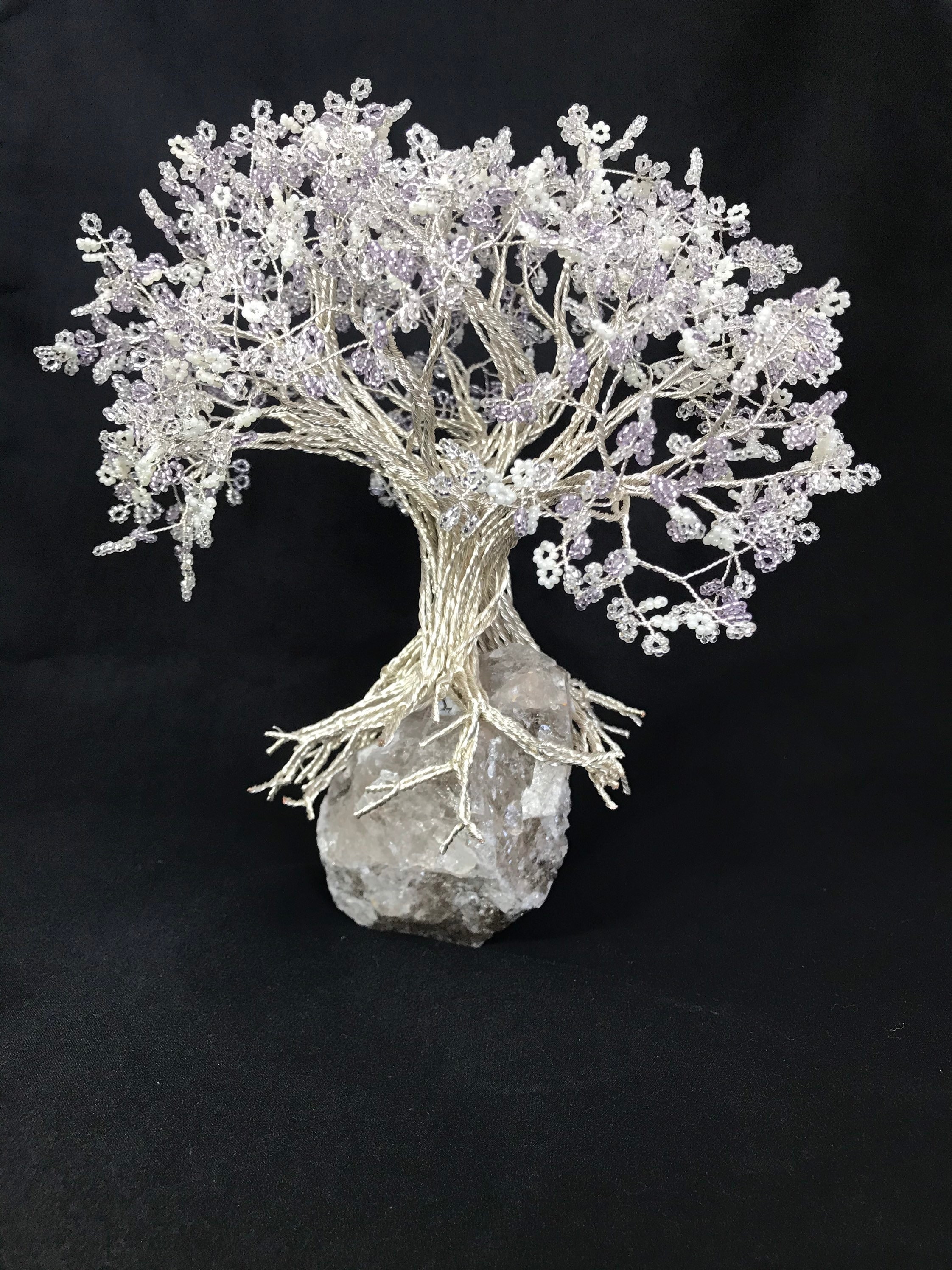 Wire Bonsai Tree Silver Oak Etsy Wire Bonsai Tree Silver Oak Etsy