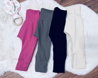 Organic Knit Grow Pants Harem Style