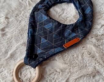 Organic Baby bib soother bib teething
