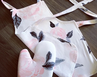 Organic cotton Toddler Apron