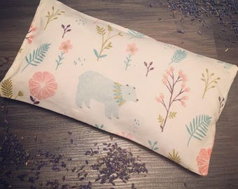 Organic Lavender eye pillow, meditation, sleep, relax