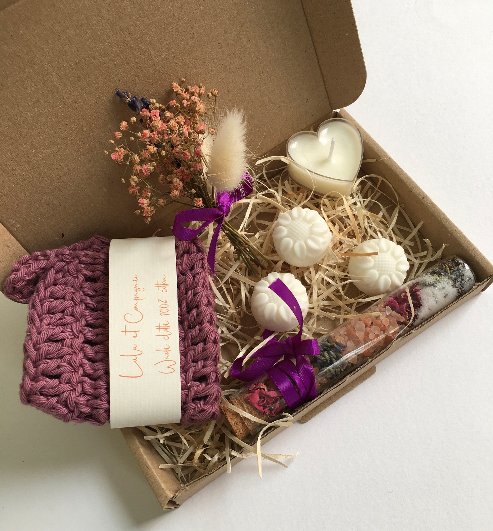 Gift for her-Mini pampering hamper vegan birthday gift-Hug ...