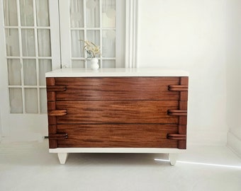 Art deco dresser,  vintage dresser, natural wood  dresser, Scandinavian style home, dresser NJ  nyc