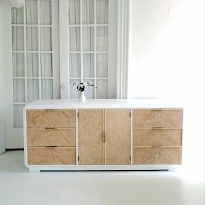 Beautiful  Scandinavian  credenza,  modern buffet,  sideboard,  vintage console painted dresser NJ nyc