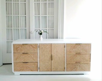 Beautiful  Scandinavian  credenza,  modern buffet,  sideboard,  vintage console painted dresser NJ nyc