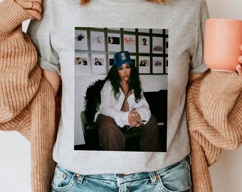SZA Vintage Shirt, SZA New Bootleg 90s Black Tee, SZA Photoshoot Shirt, Music RnB Singer Rapper Shirt, Gift For Fan, Vintage Shirt