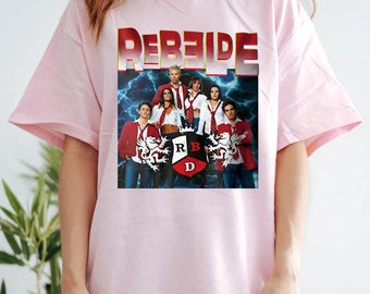 Rebelde Band Limited Shirt, Vintage 90s Graphic Tee, RBD Concert Shirt, Trending Shirt, Mexican Shirt Men, Rebelde Tshirt Gift