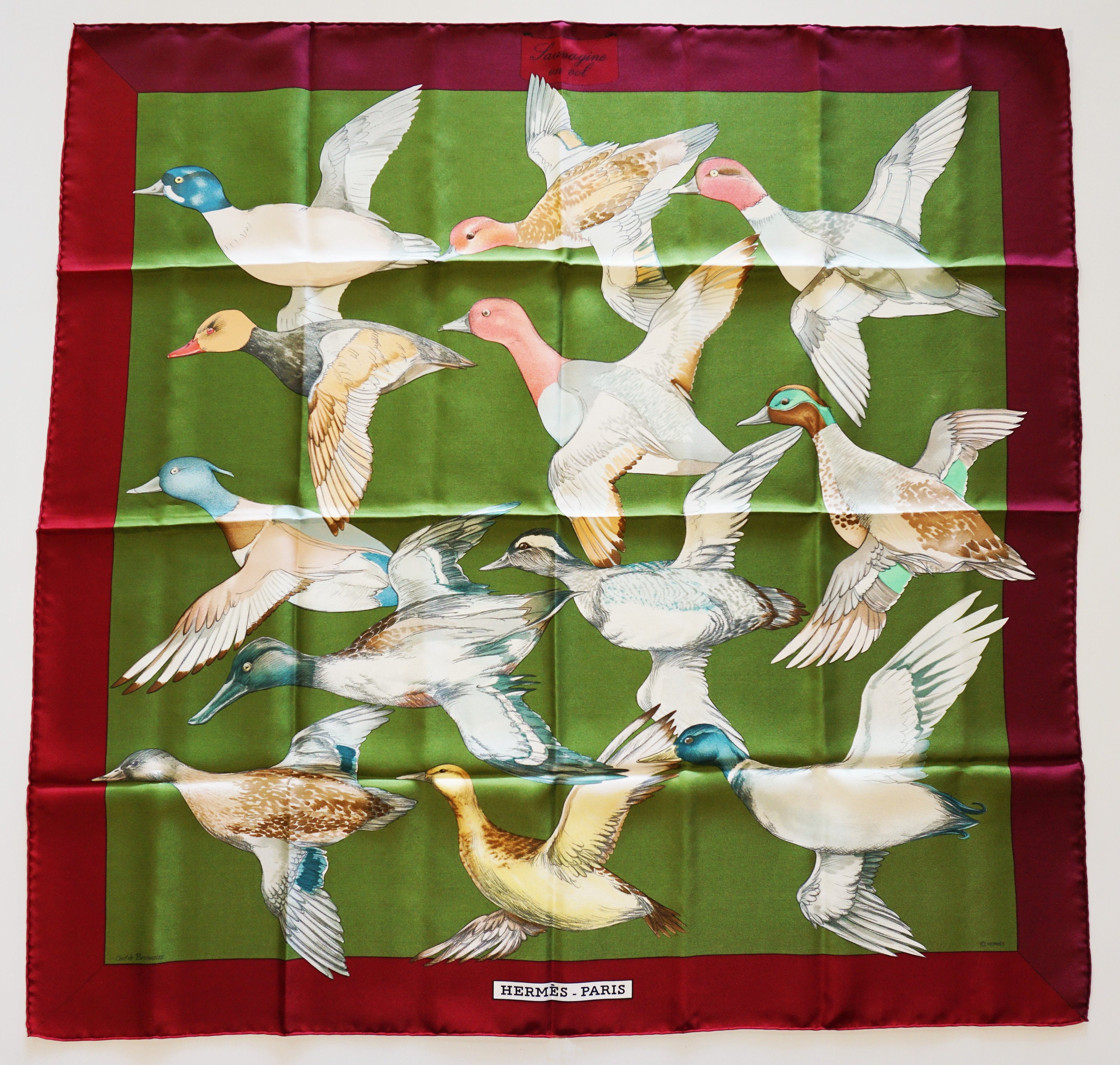 1 Scarf 100 Silk Hermes Red And Green Sauvagine En Etsy 日本 1 Scarf 100 Silk Hermes Red And Green Sauvagine En Etsy 日本