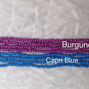 SOLD OUT small beaded double wrap necklace fun colors, long double wrap necklace, long beaded necklace, beaded choker necklace image 5