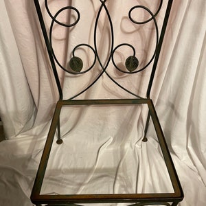 Woodard Wrought Iron Patio Side Chair 1950’s! #BV