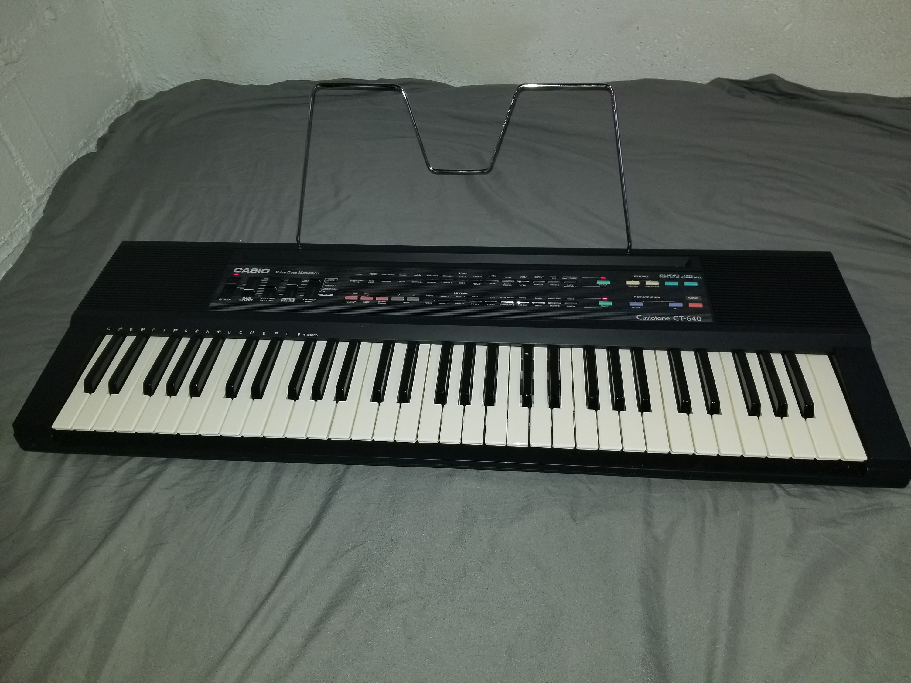 Vintage Casio CT 640 Synthesizer Keyboard Etsy