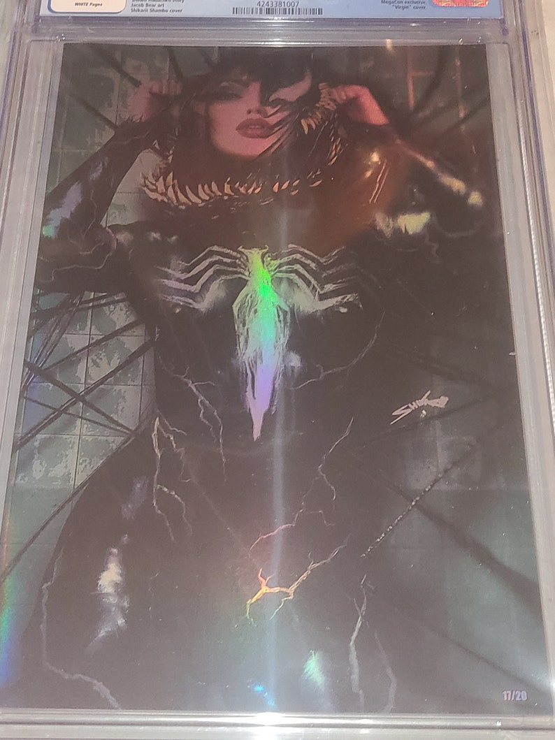 CGC 9.6 Venom Comic, Power Hour Preview Edition #2, MegaCon Foil image 2