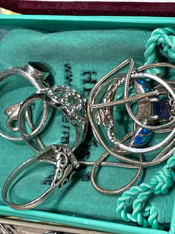 Estate Costume Sterling Plated Lot Bulk Sale As F… - image 2