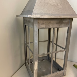Huge 36” Tall Cast Aluminum NOS Barn Garage Farmhouse Exterior Light Fixture Display!