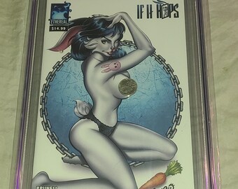 9.8 CGC If It Hops #1 Ethereal Metal Edition K Variant Rare Comic Book