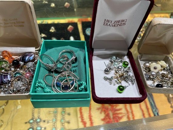 Estate Costume Sterling Plated Lot Bulk Sale As F… - image 1