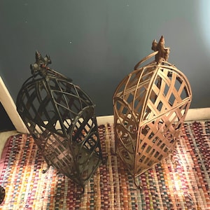 3 Bottle Wrought Iron Free Standing Wine Rack Holder Display! #BV