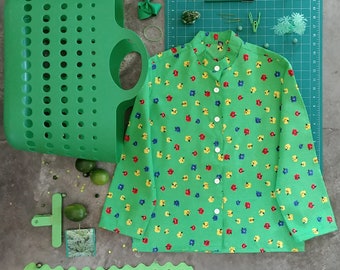 Vintage Flowered Blouse