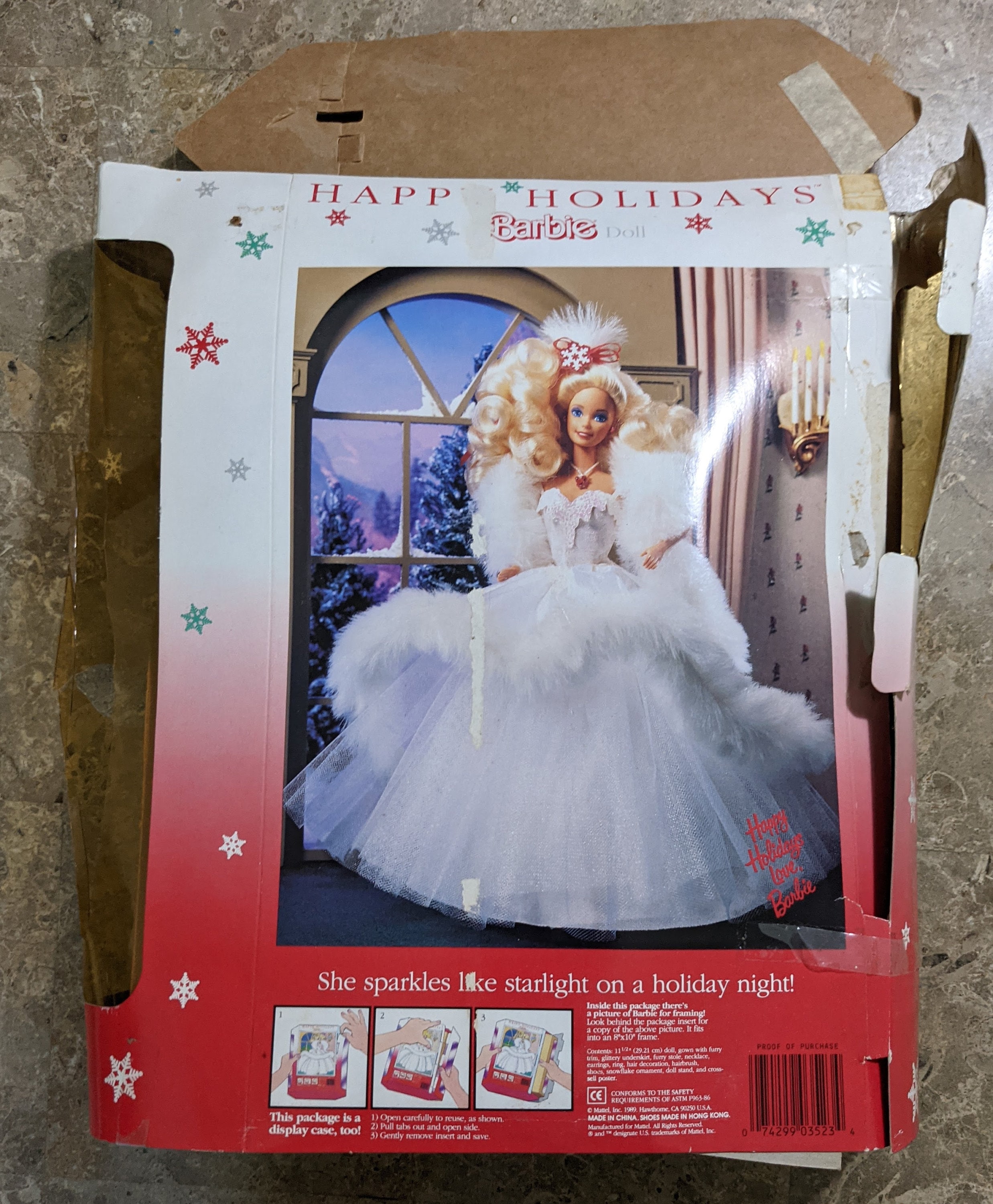 Neuwertig 1989 Happy Holidays Barbie mit Original Verpackung | Etsy