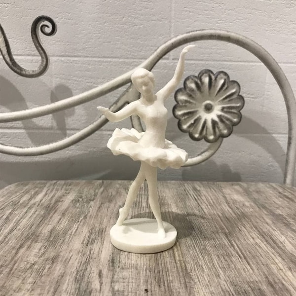 Vintage rare figurine of a ballerina dancer from Ukraine of the USSR period of the 70s Home decor