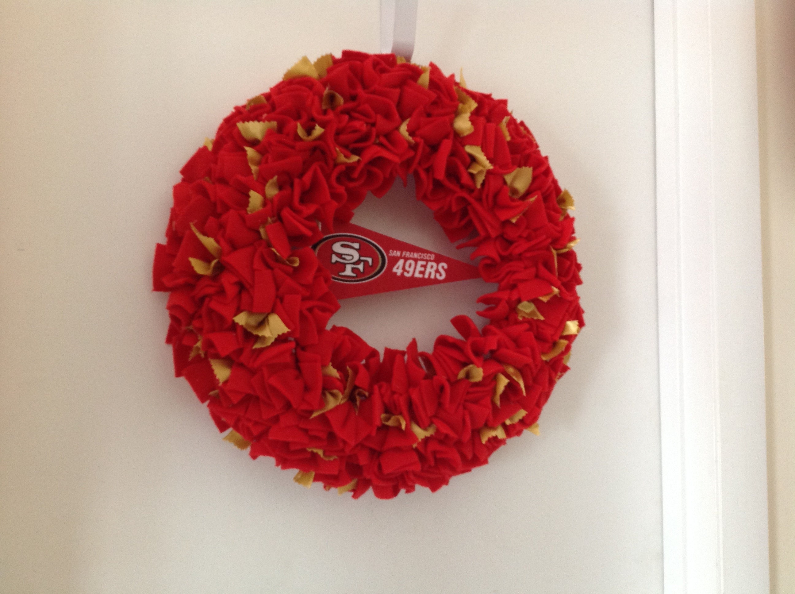 San Francisco 49ers wreath corona de la NFL regalo para | Etsy