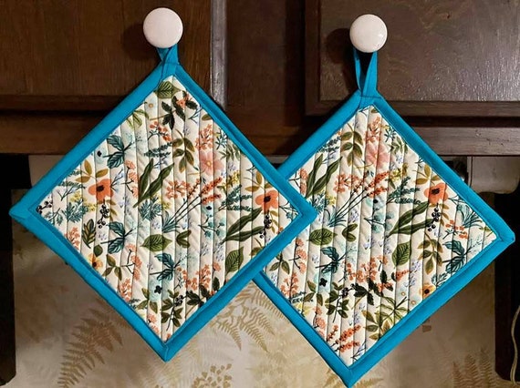Herringbone Double Insulated Trivets set of 2 