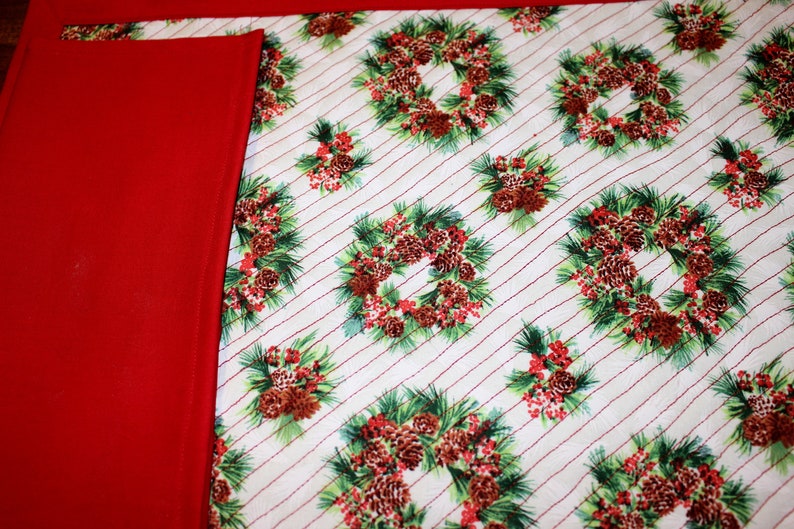 Set of 4 Handcrafted Quilted Placemats With Matching Napkins Etsy