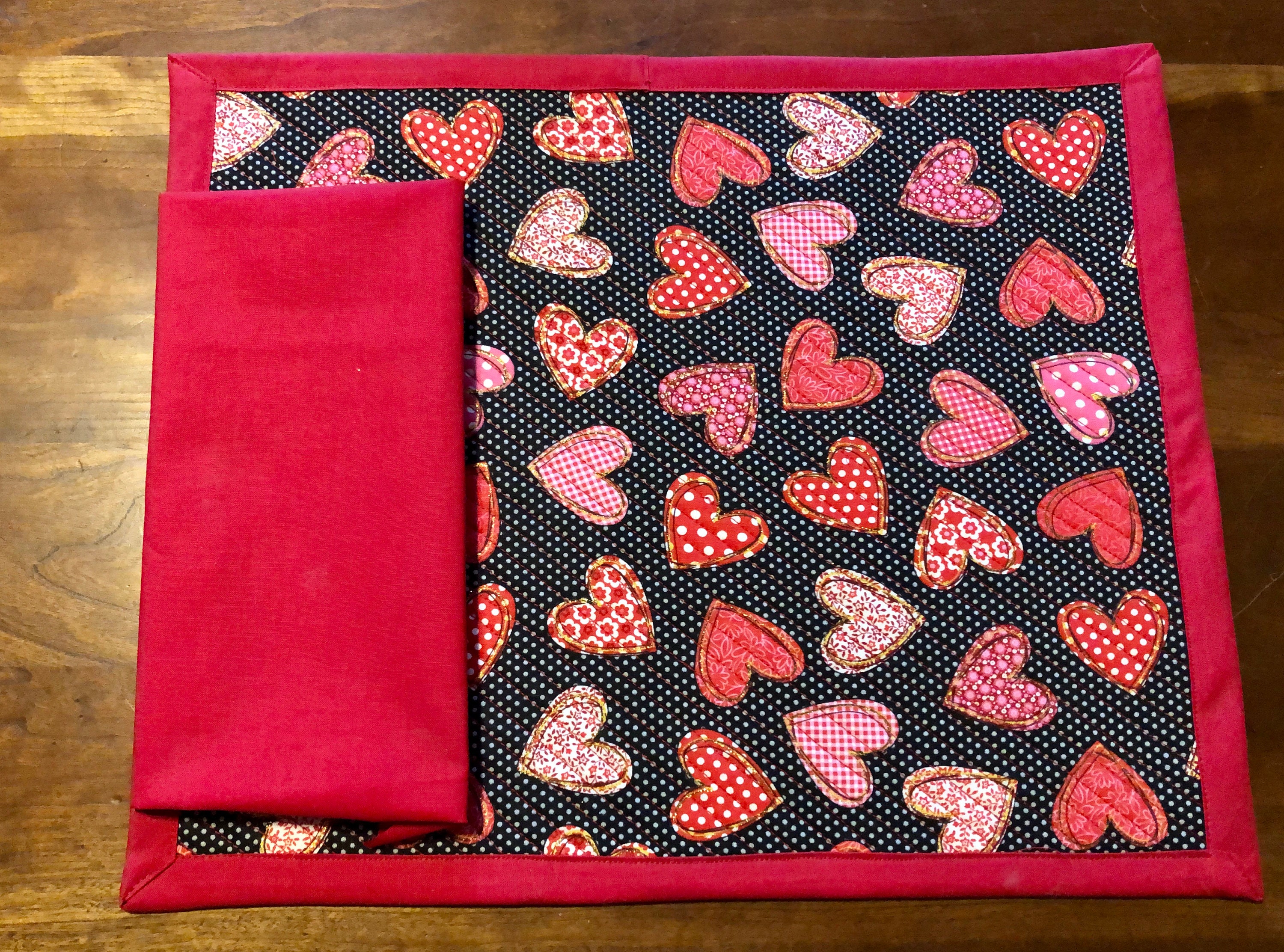 Set of 4 Handcrafted Quilted Placemat with Matching Napkin Etsy