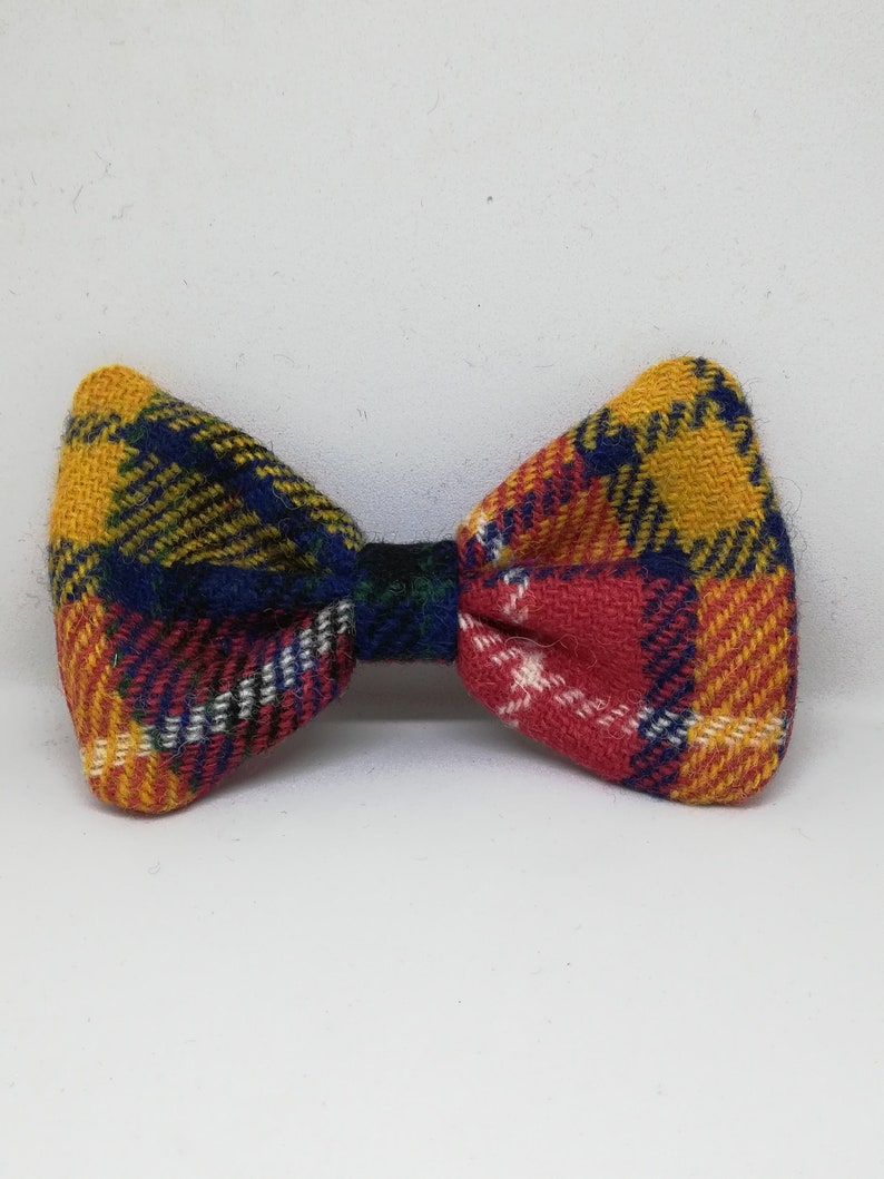 Harris Tweed Dog Bow Ties Etsy UK