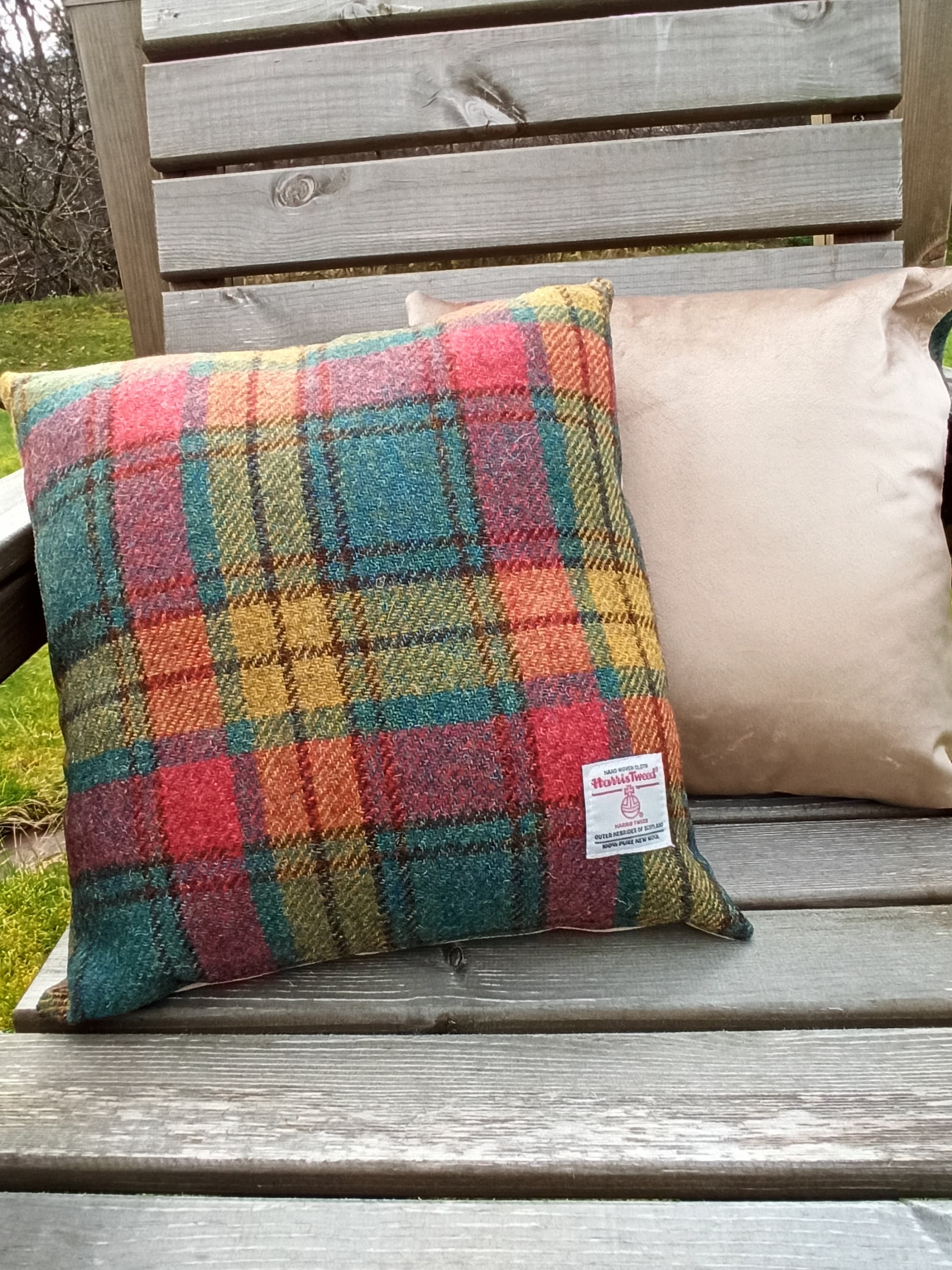 Tweed Red And Grey Check Cushions Red Tartan Cushions McAlister