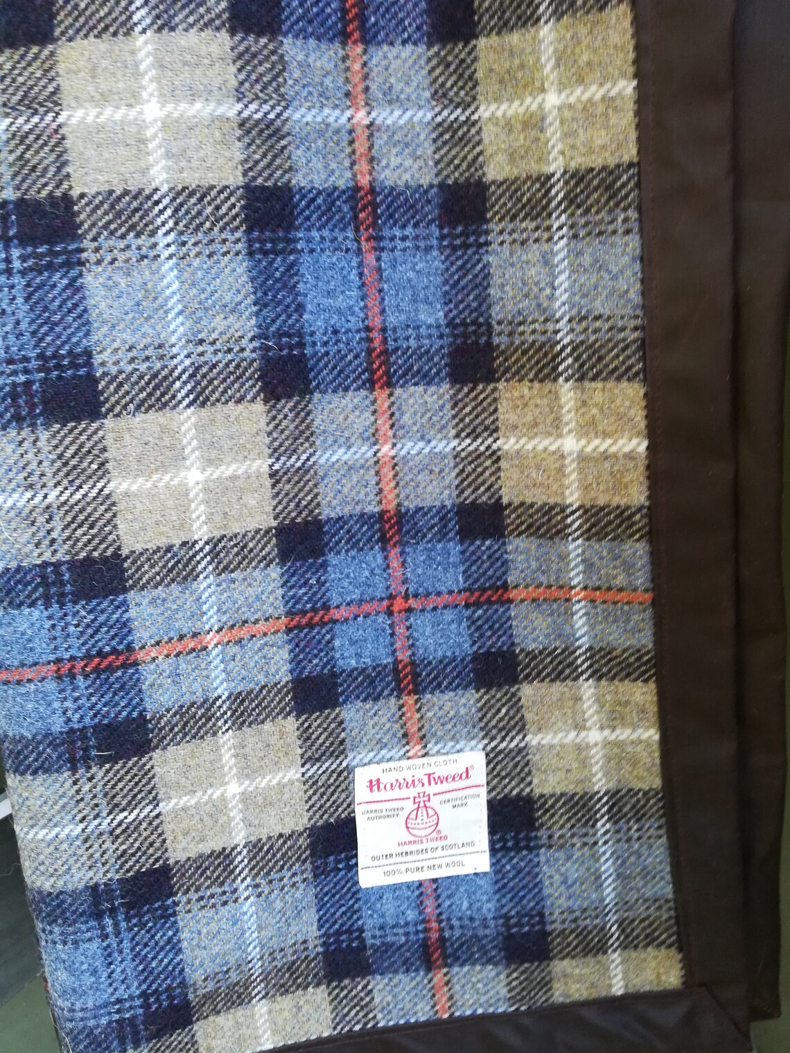 Harris Tweed Picnic blanket Etsy