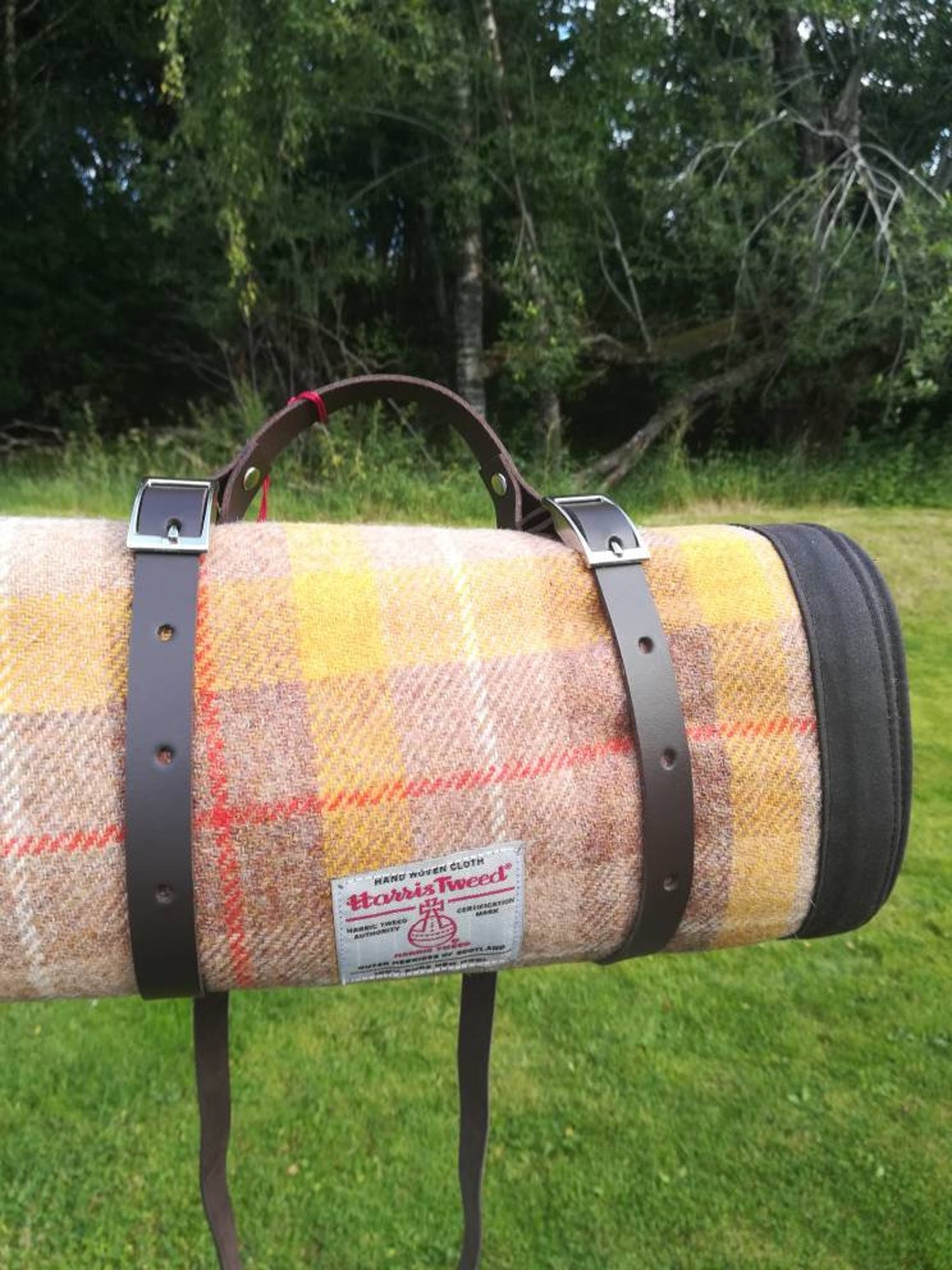 Harris Tweed Picnic Blanket Etsy