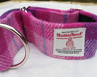 Collar Harris Tweed Martingala para galgos, ciervos, etc.