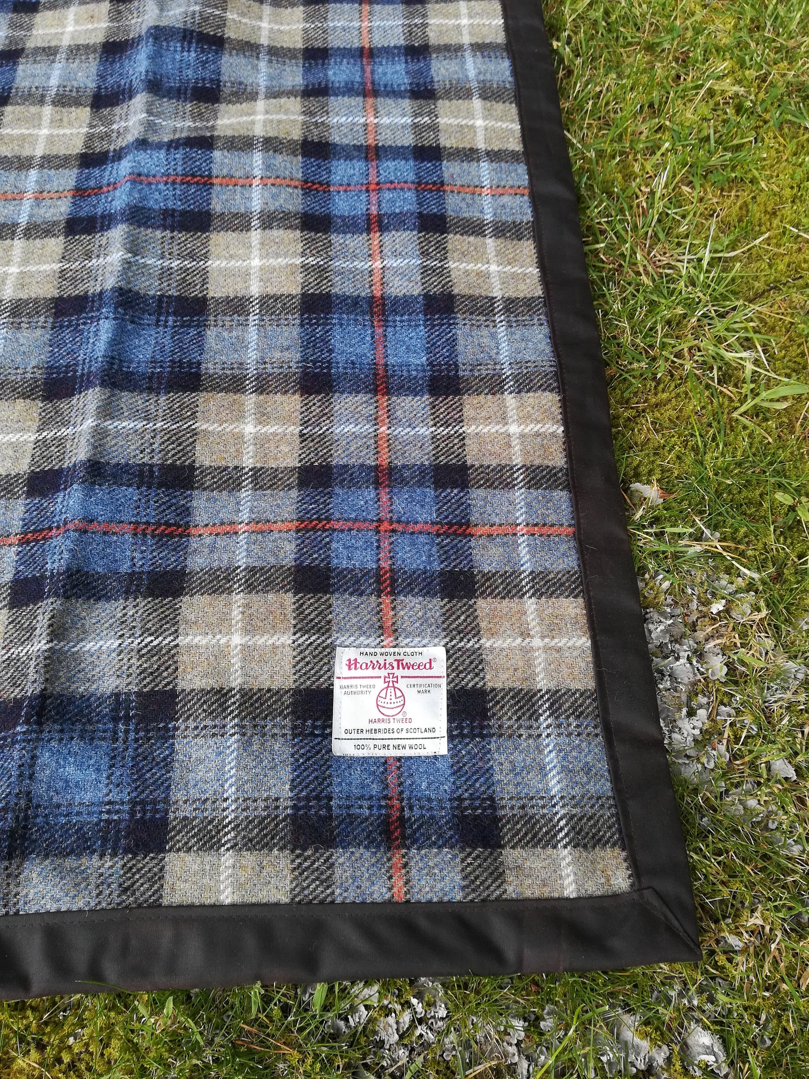 Harris Tweed Picnic Blanket Etsy UK