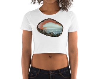 Moss Agate Women’s Crop Tee