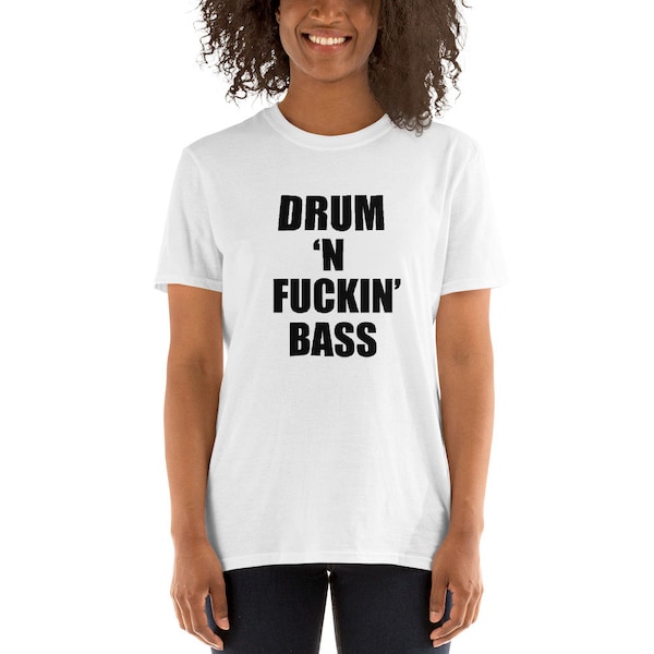 Drum & Bass Rum & Ass Lovers Men's T-shirt Back Print