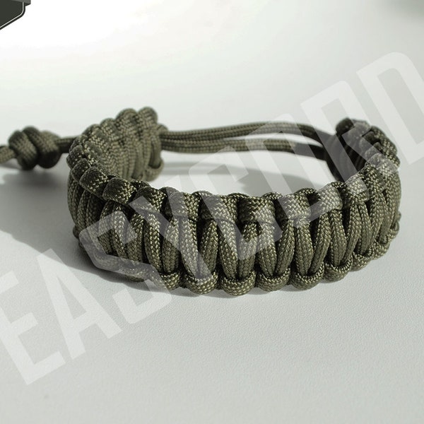 EASYCORD O.D.Green Adjustable 4 Inner Strand Paracord bracelet  !!!