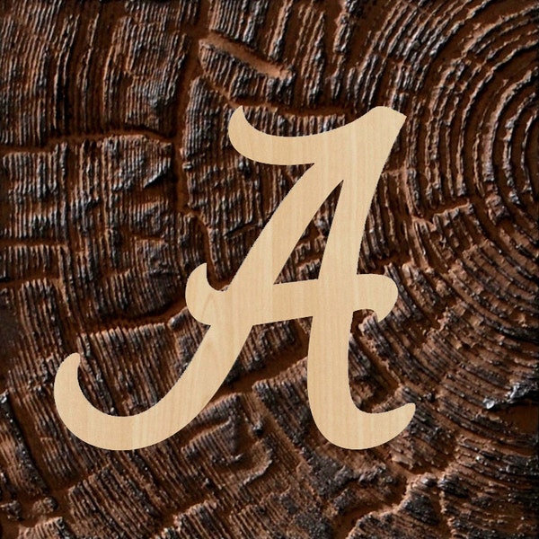 Large Alabama Crimson Letters - Wall hanging Letters - Sport Letters - Alabama Team Wood Letters - Large  Wooden Letters